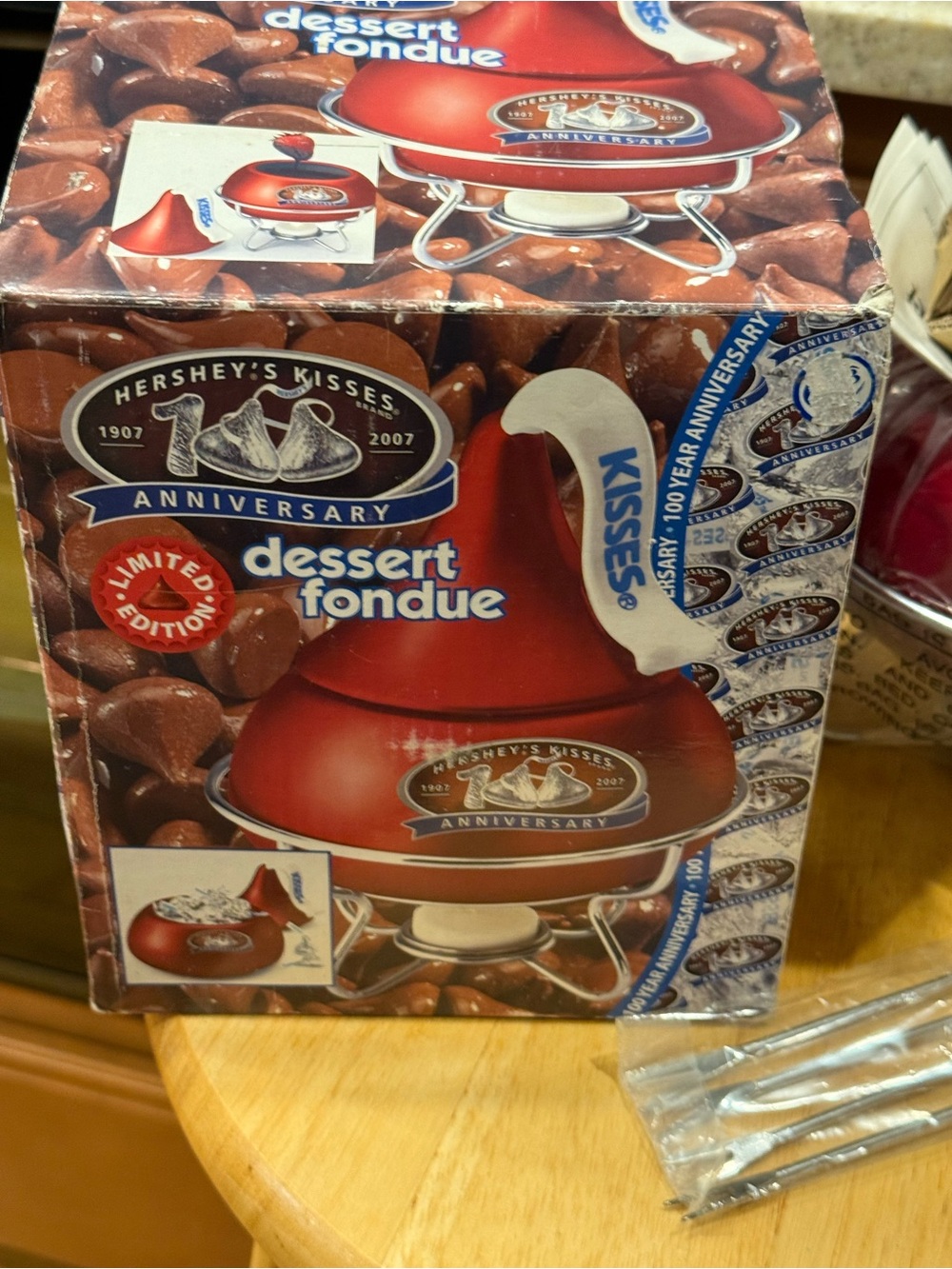 NIB!-Hersheys 100th anniversary Fondue set NEW IN BOX!